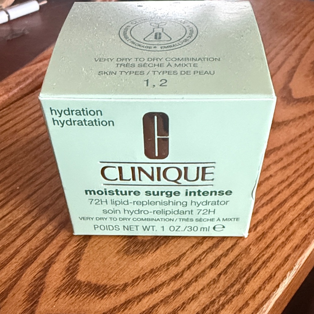 Clinique Moisture Surge Intense Hydrator - 1 ounce New in Box